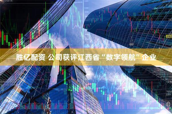 胜亿配资 公司获评江西省“数字领航”企业